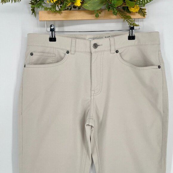 Peter Millar Prima Cotton & Spandex Pants Size 34/30 Tan Khaki - Picture 3 of 5